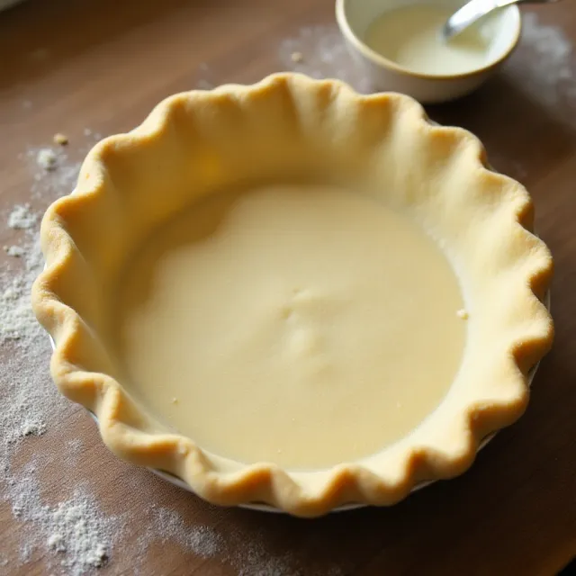 No-Roll Pie Crust