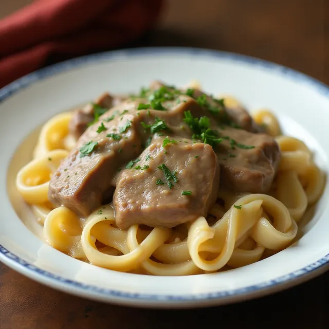 The Best Classic Beef Stroganoff