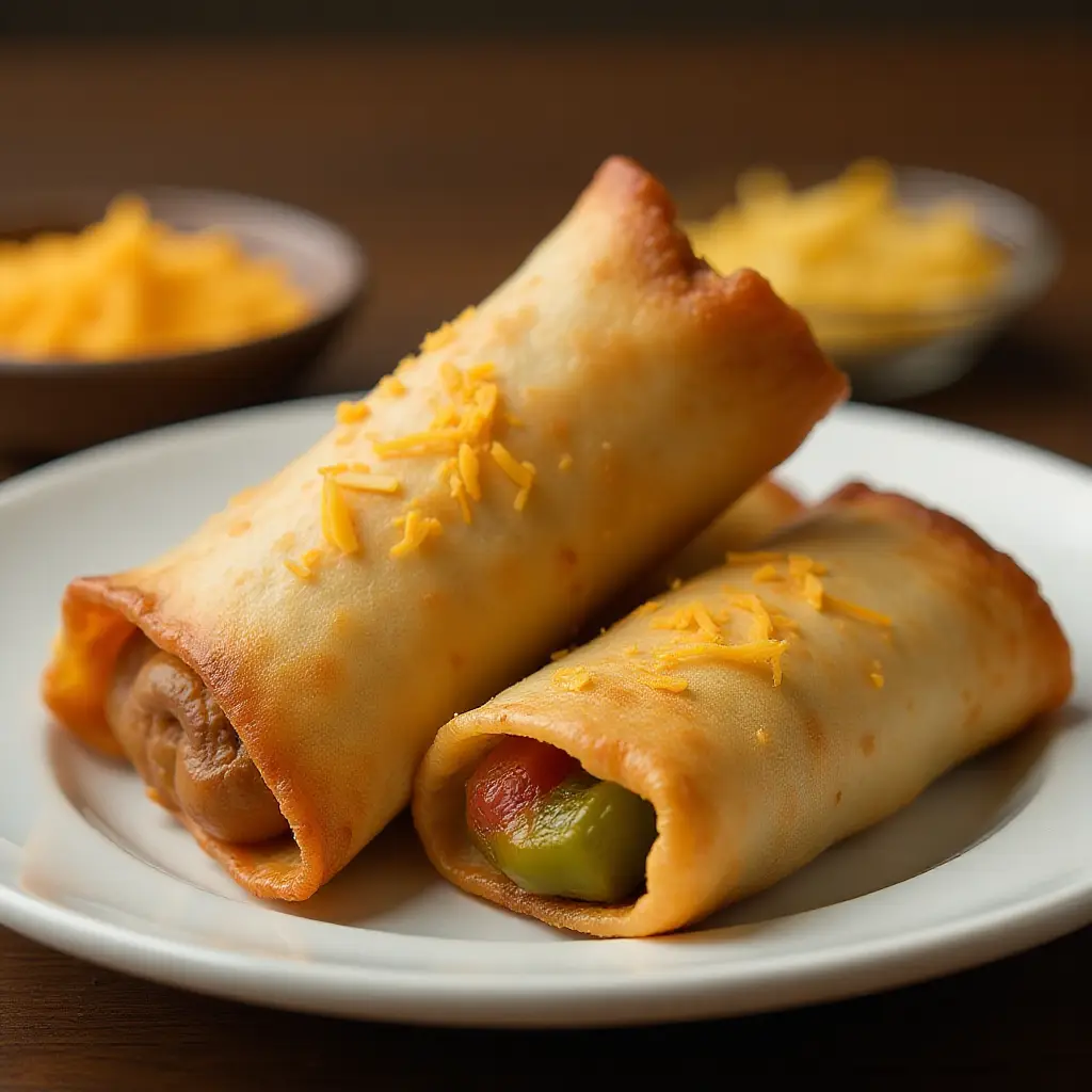 Cheesy Chile Eggrolls