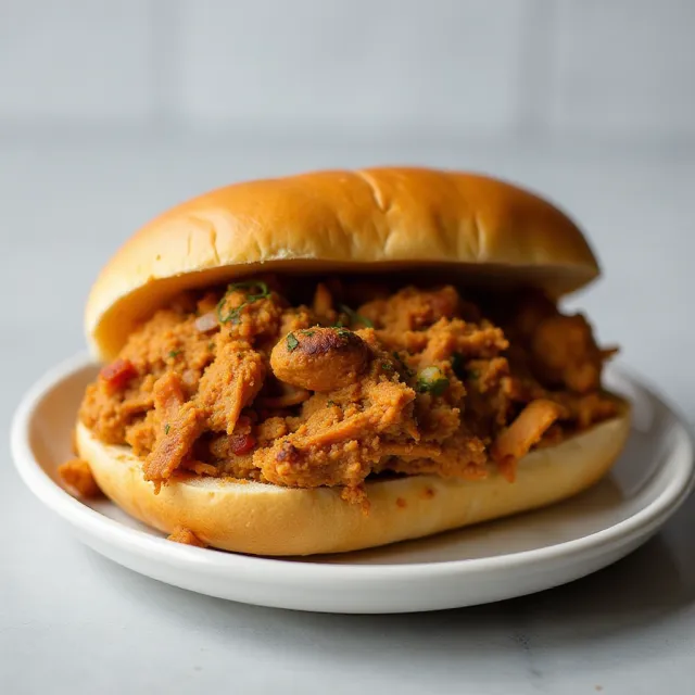 Pulled Chicken Shawarma Sandwich
