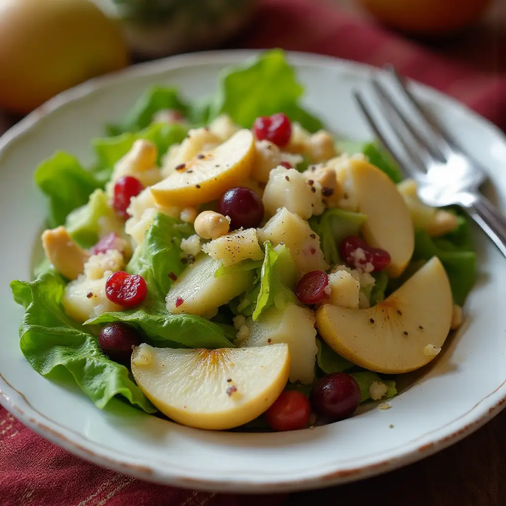 Winter Fruit Salad with Poppyseed Dressing