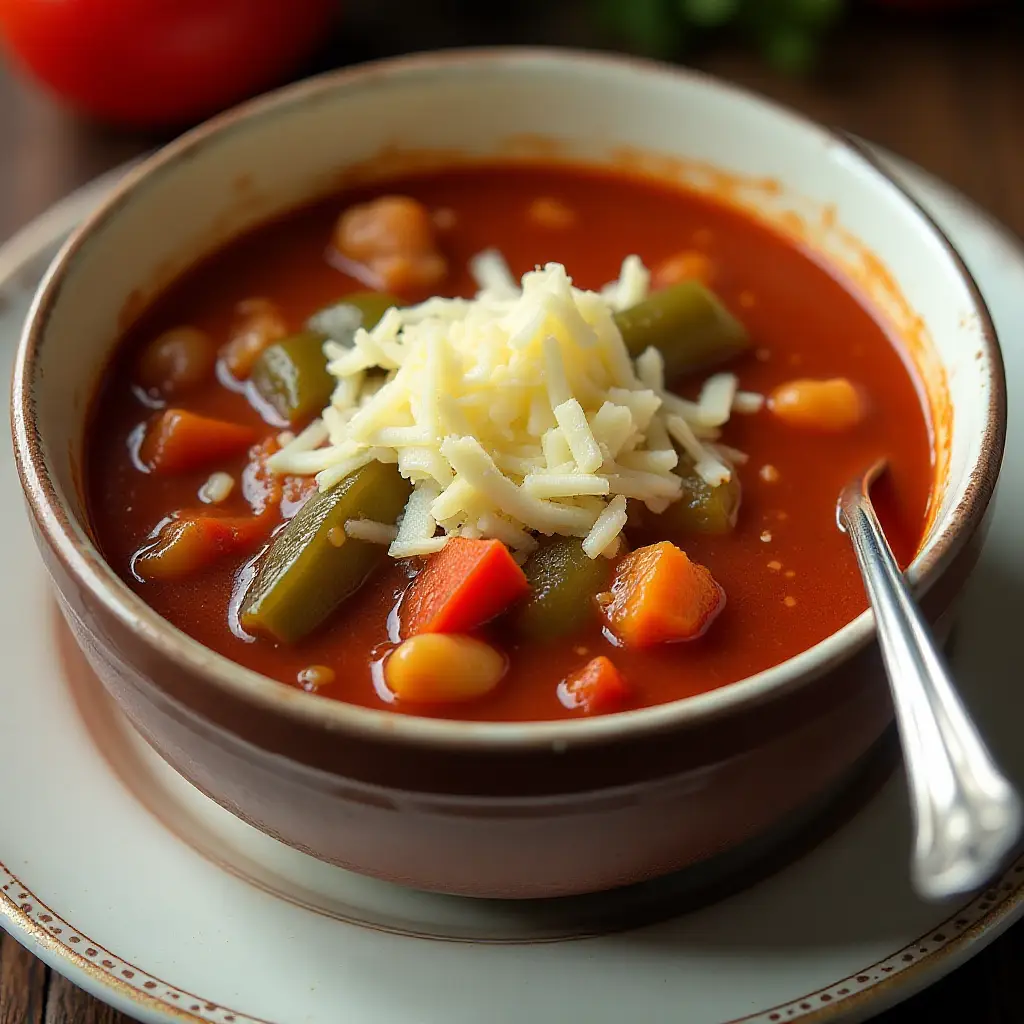 Slow Cooker Stuffed Pepper Soup