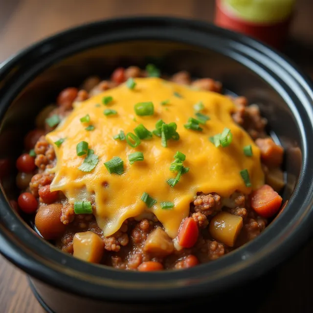 Ultimate Crockpot Cowboy Casserole