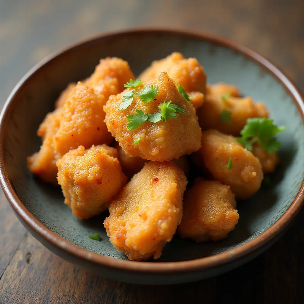 Karaage (Japanese Fried Chicken) with Honey Mayoster Sauce