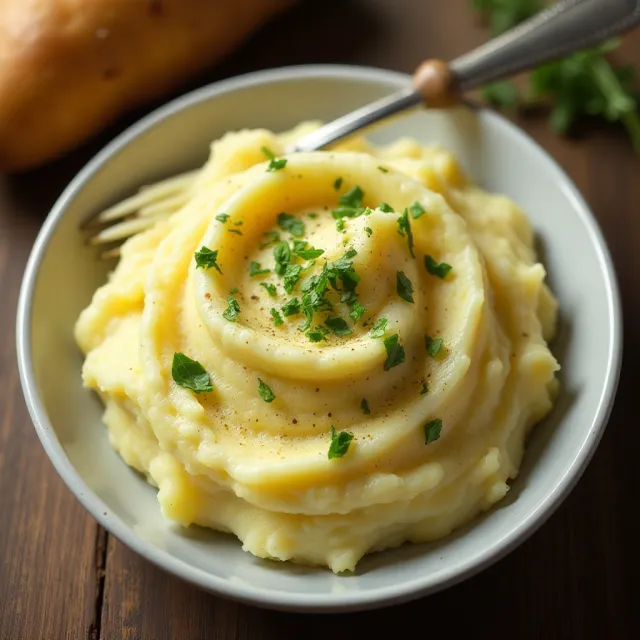 Creamy Garlic Parmesan Mashed Potatoes