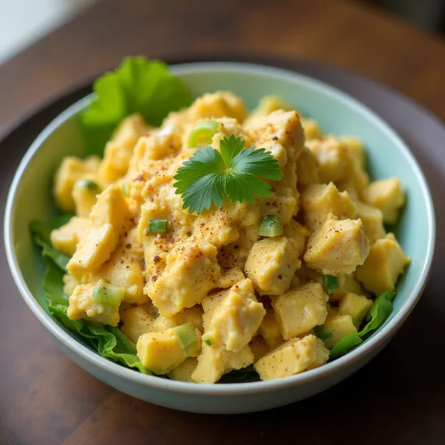 Curried Chicken Salad with Greek Yogurt