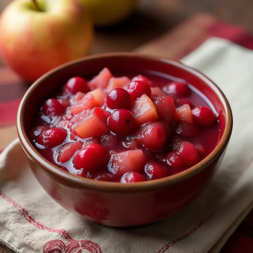 Easy Cranberry Applesauce