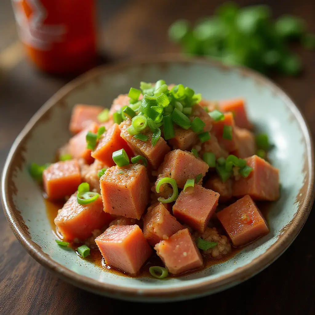 Spicy Ahi Poke Salad