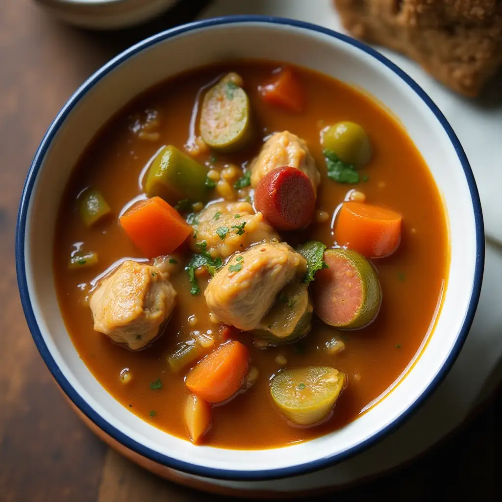Instant Pot Chicken and Sausage Gumbo