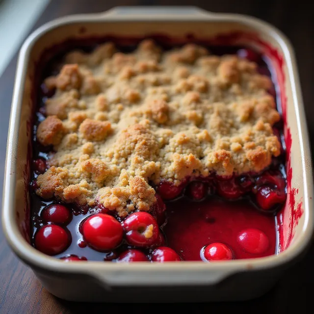 Jill's Cherry Crisp
