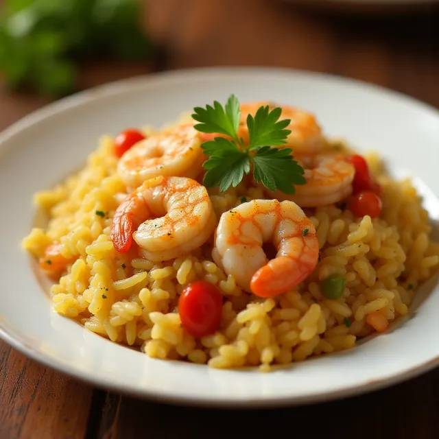 Spanish Rice and Shrimp