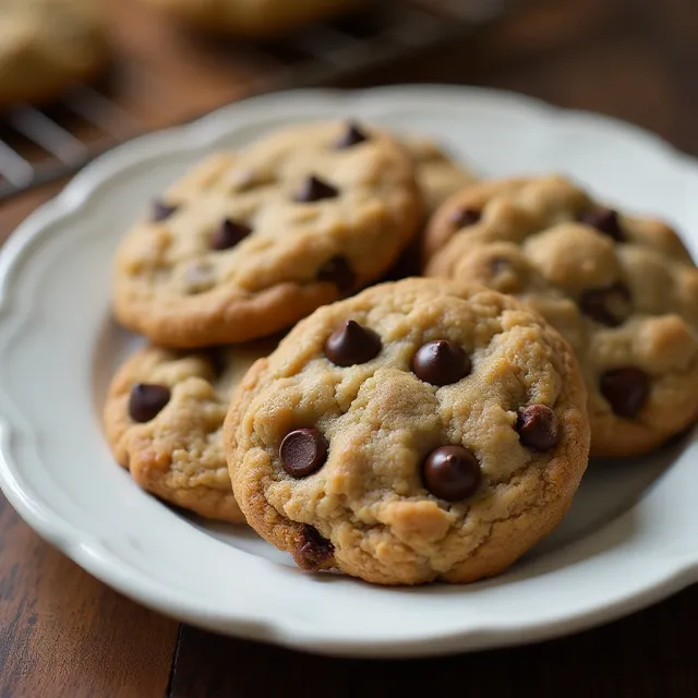 Chewy Chocolate Chip Oatmeal Cookies