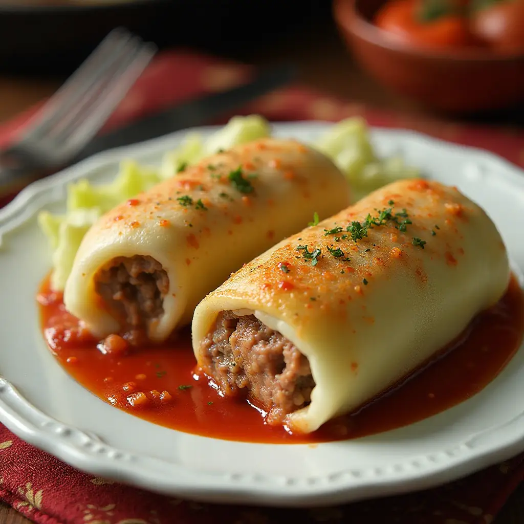 Grandma's Hungarian Stuffed Cabbage, Slow Cooker Variation