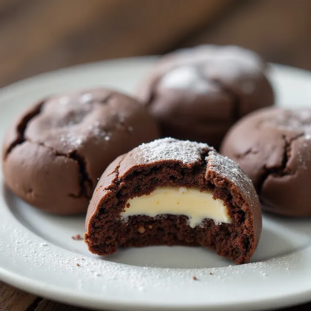 Chocolate Cream Filled Cookies