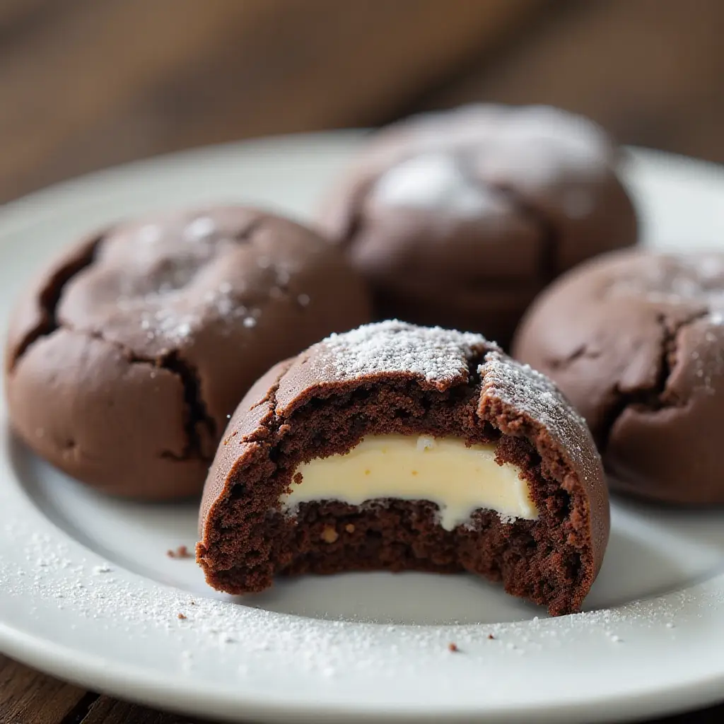Chocolate Cream Filled Cookies