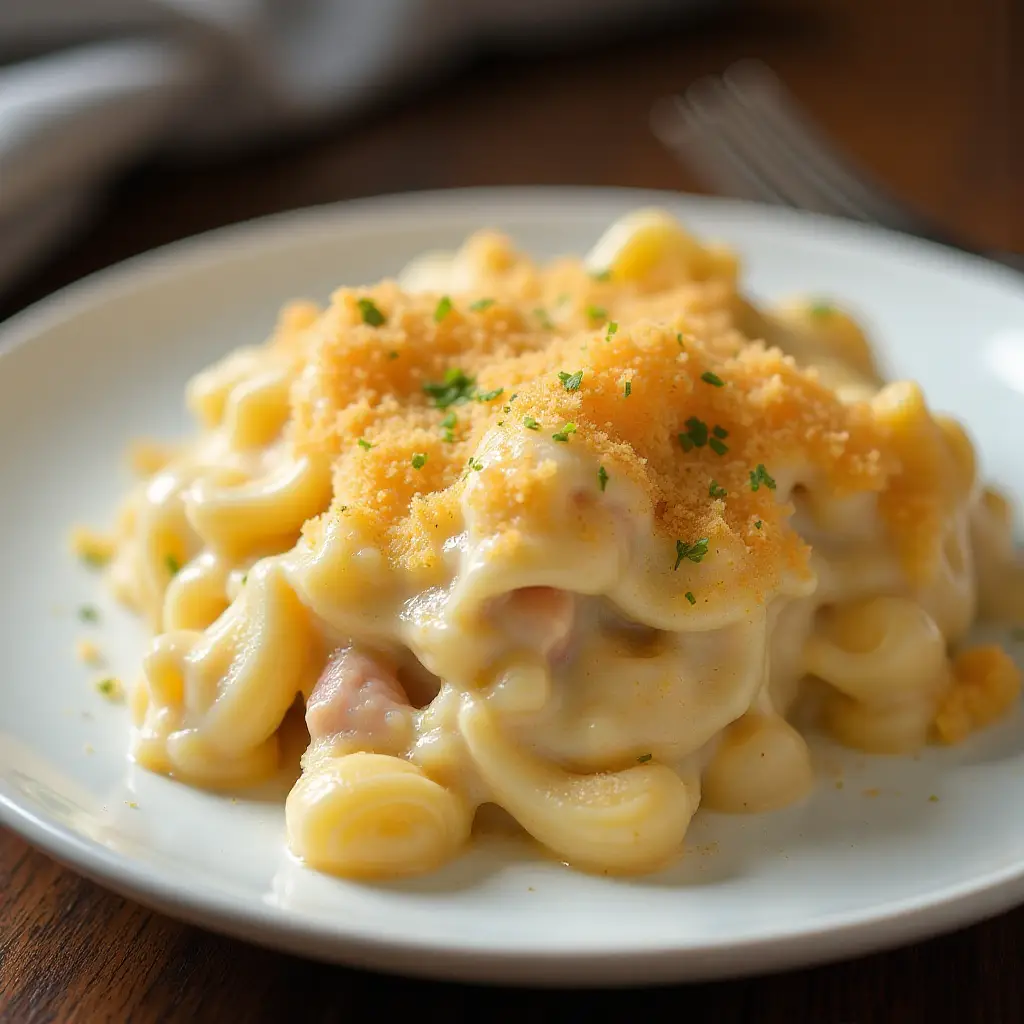 Quick Microwave Chicken Cordon Bleu Casserole