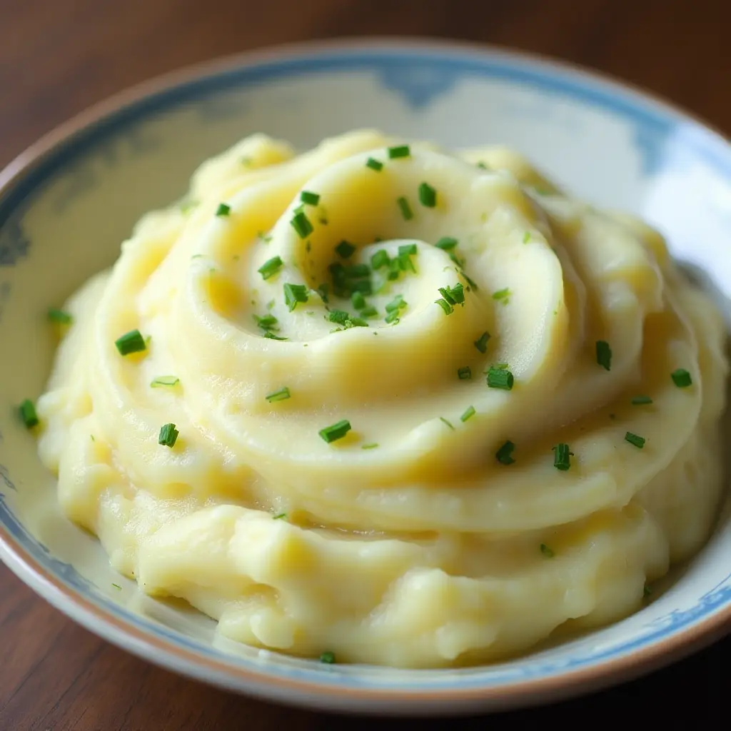 Sour Cream and Chive Mashed Potatoes