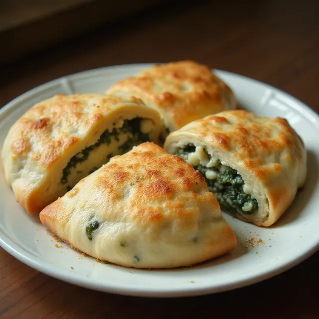 Unbelievable Spinach Calzones