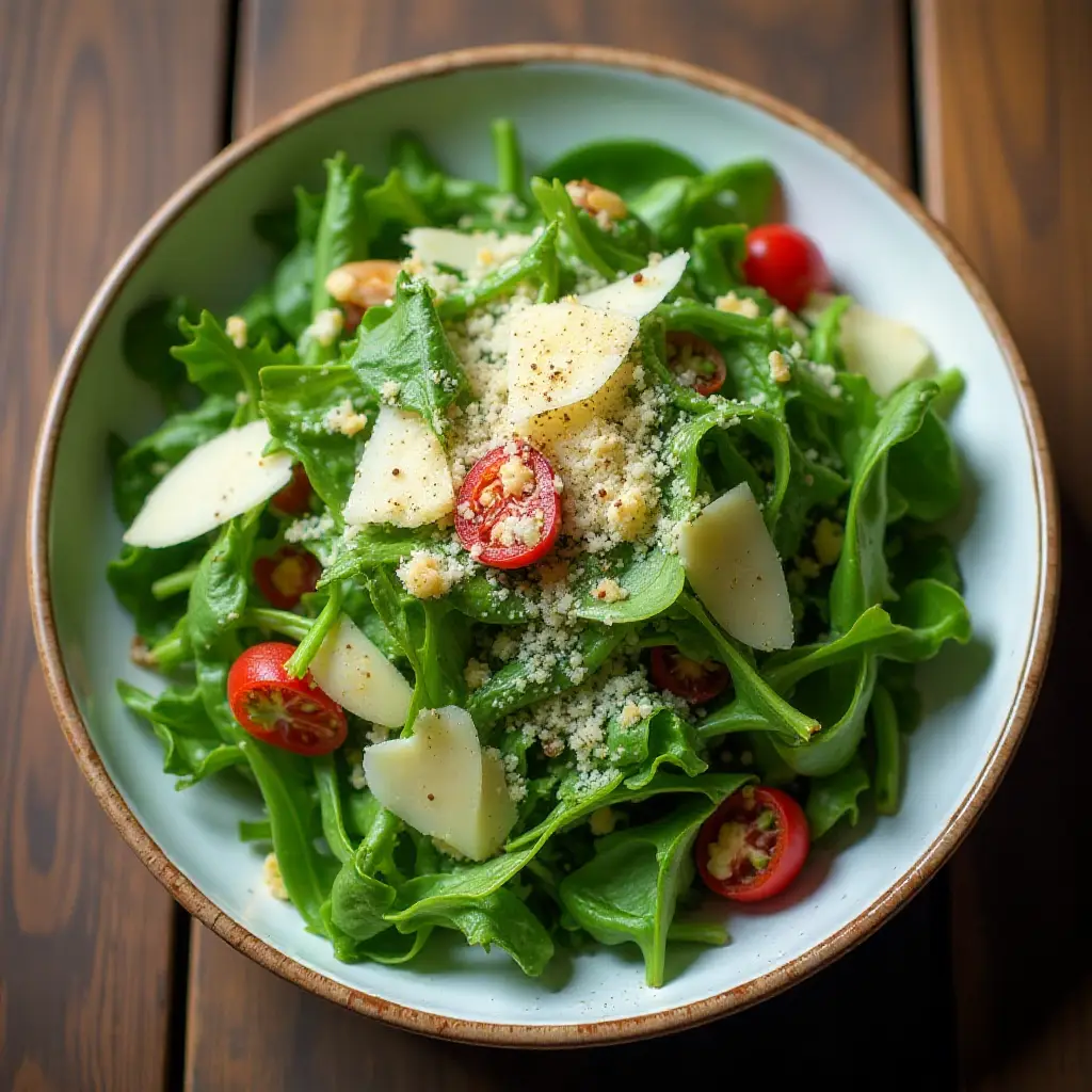 Wild Rocket (Arugula) and Parmesan Salad