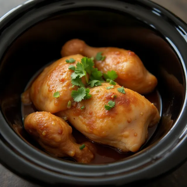Slow Cooker Adobo Chicken