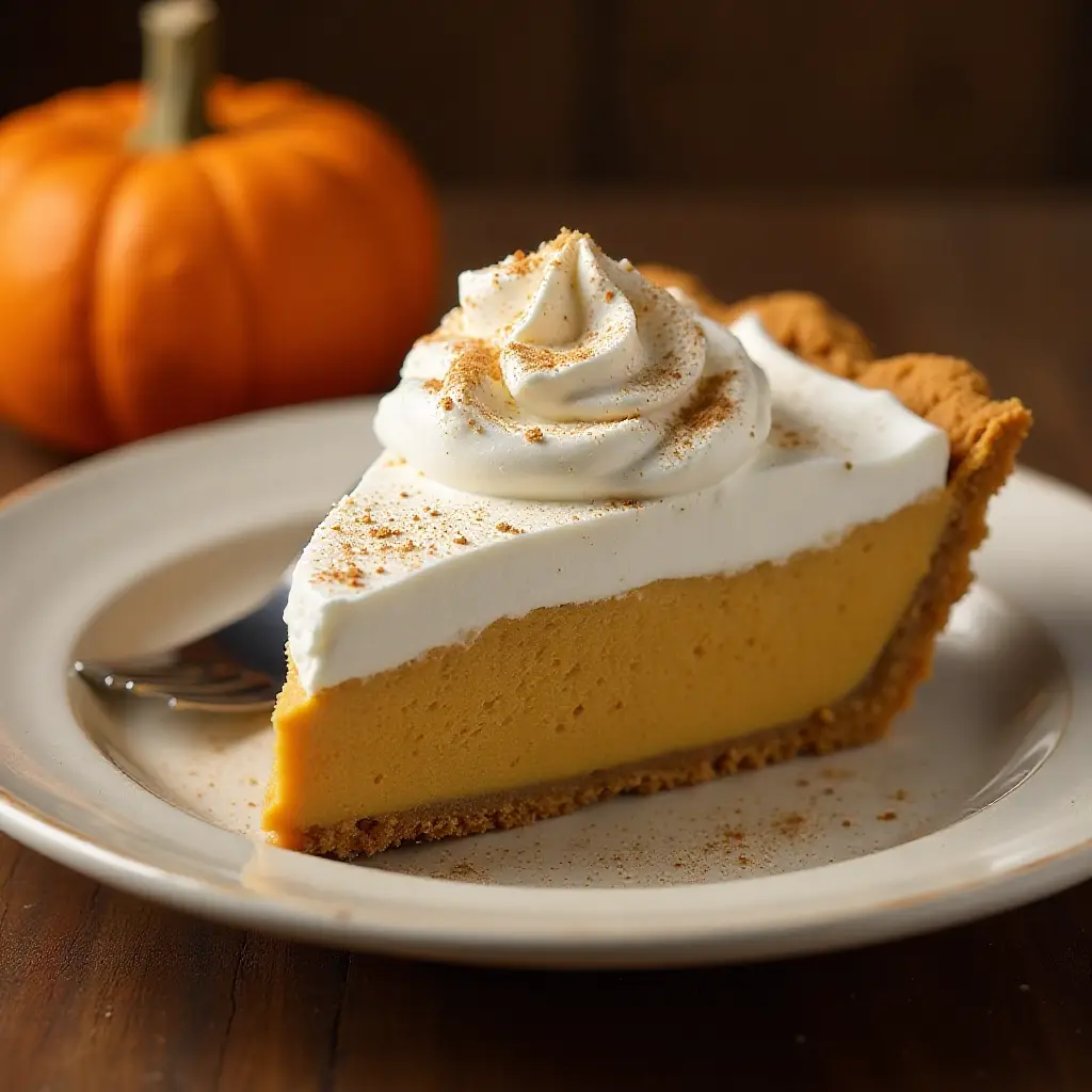 Frozen No-Bake Pumpkin Pie