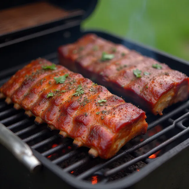 BBQ Ribs on the Grill