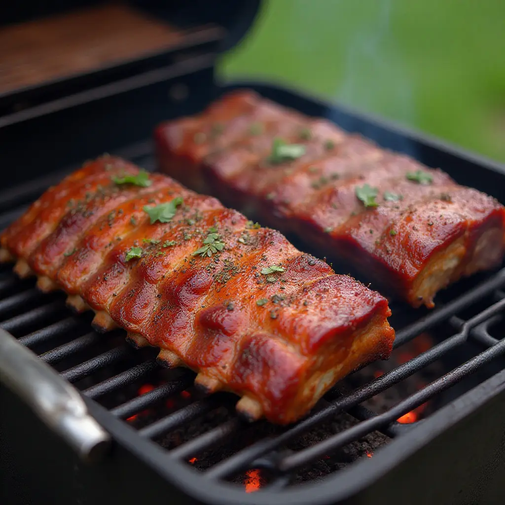 BBQ Ribs on the Grill