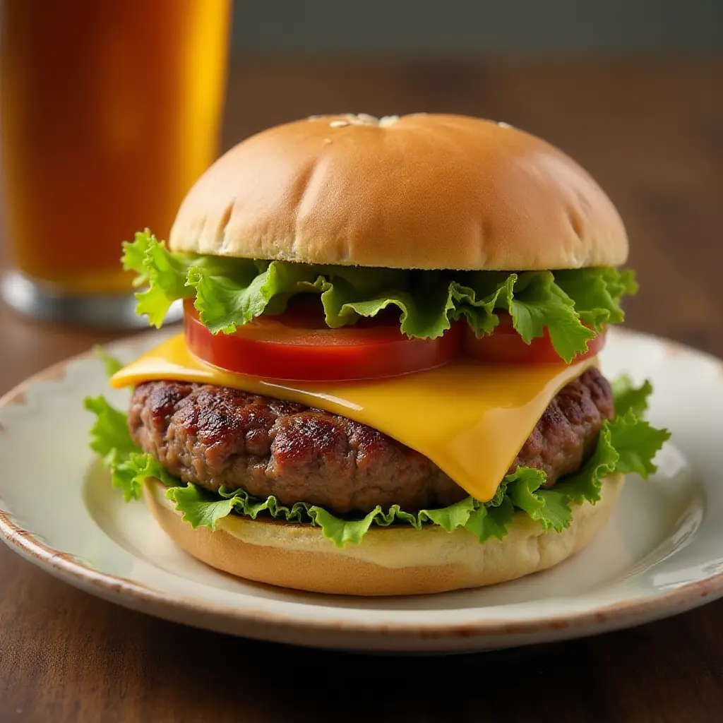 Tex-Mex Burger with Cajun Mayo
