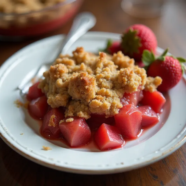 Rhubarb Crunch