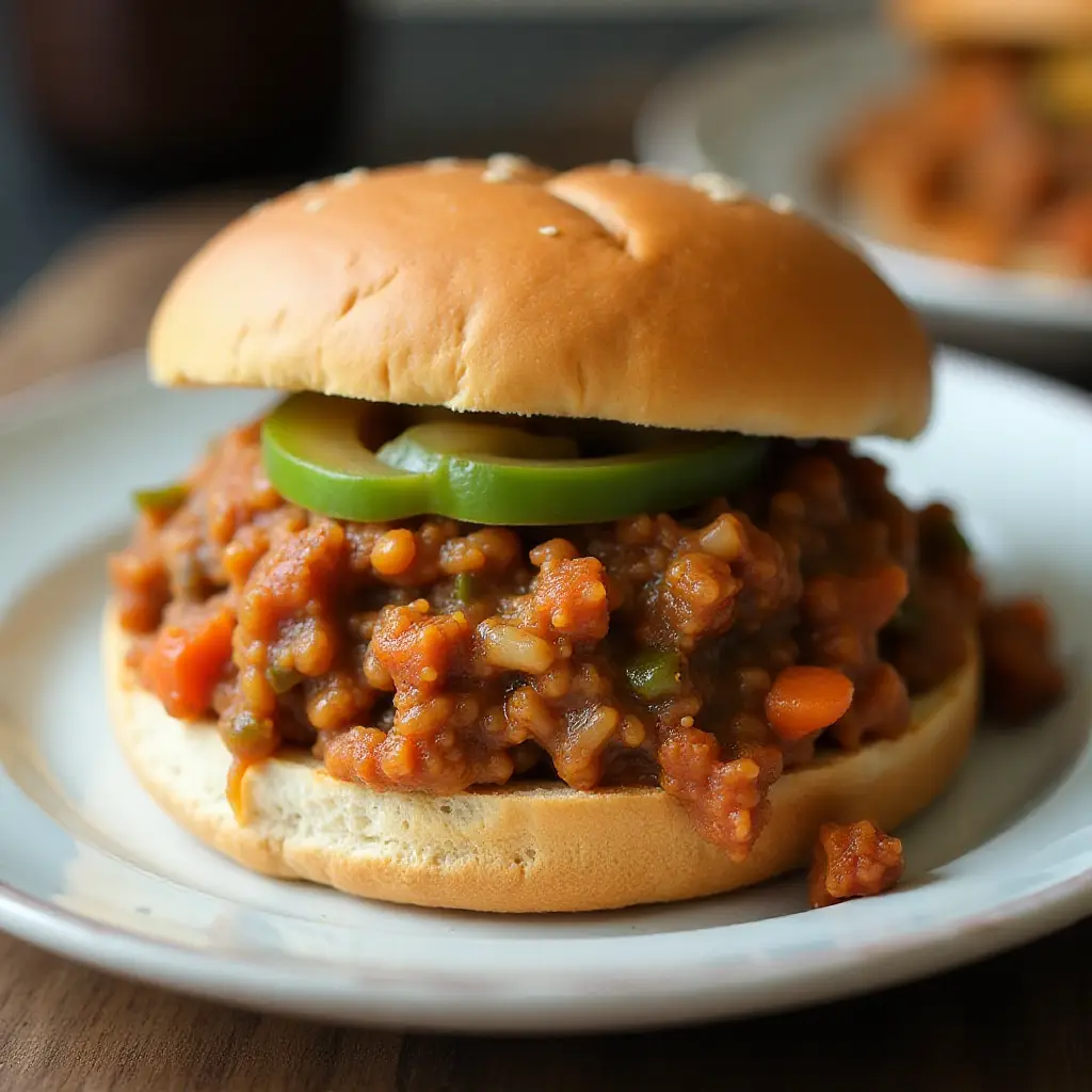 Healthy Sloppy Joes with Lentils