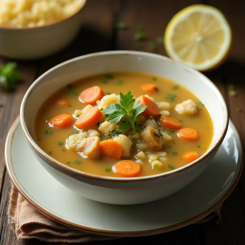 Couscous Chicken Soup