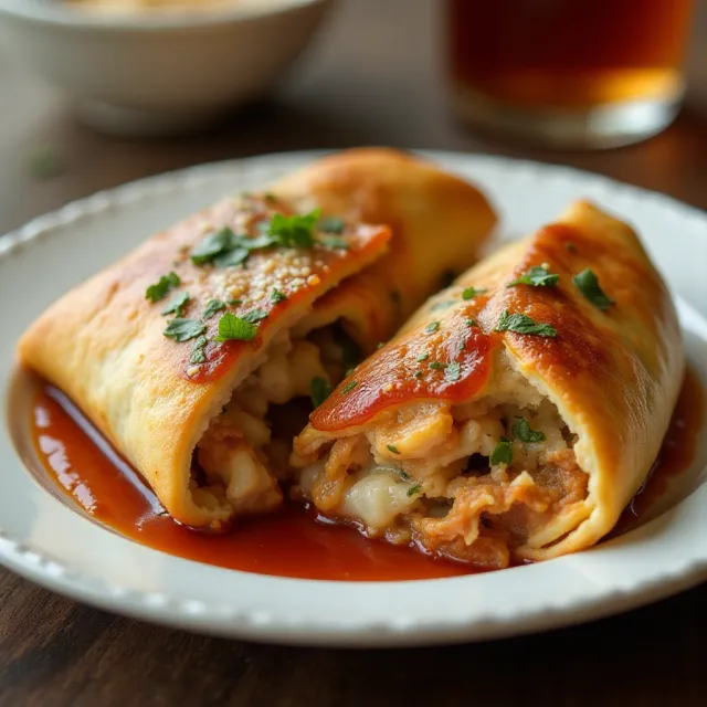 BBQ Chicken Calzones
