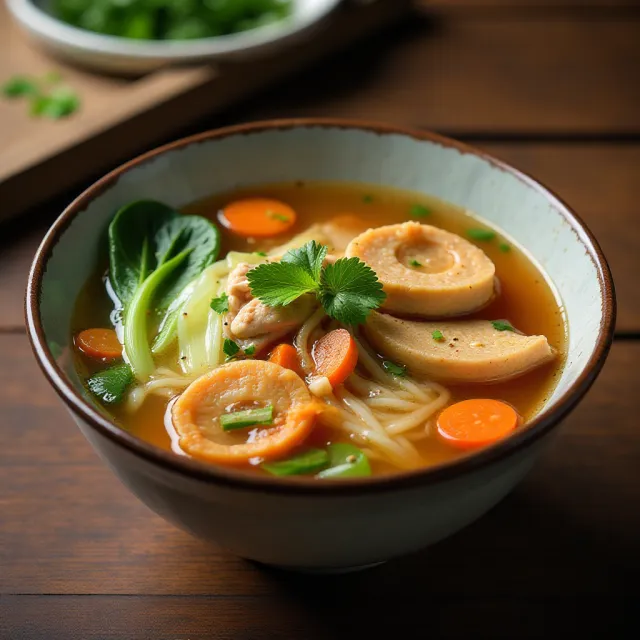 Angela's Asian-Inspired Chicken Noodle Soup