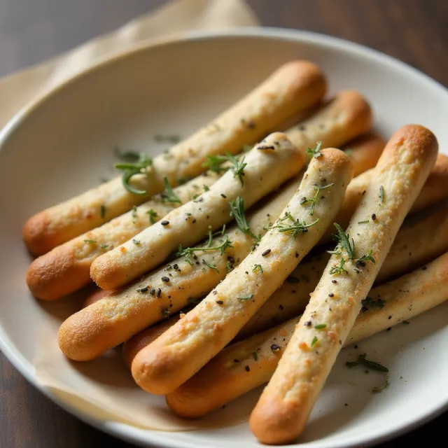 Buckwheat Grissini with Real Butter (Gluten Free)