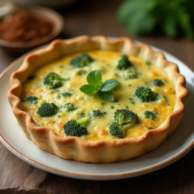 Quiche di Tofu con Broccoli
