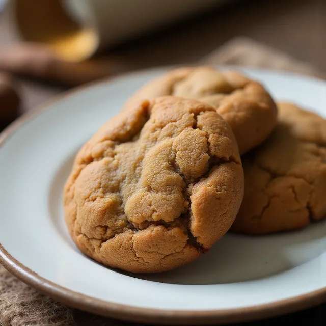 Healthier Big Soft Ginger Cookies