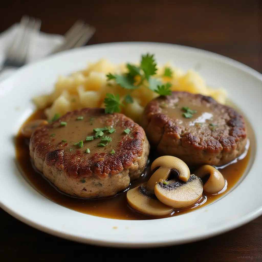 Salisbury Steak with Mushrooms