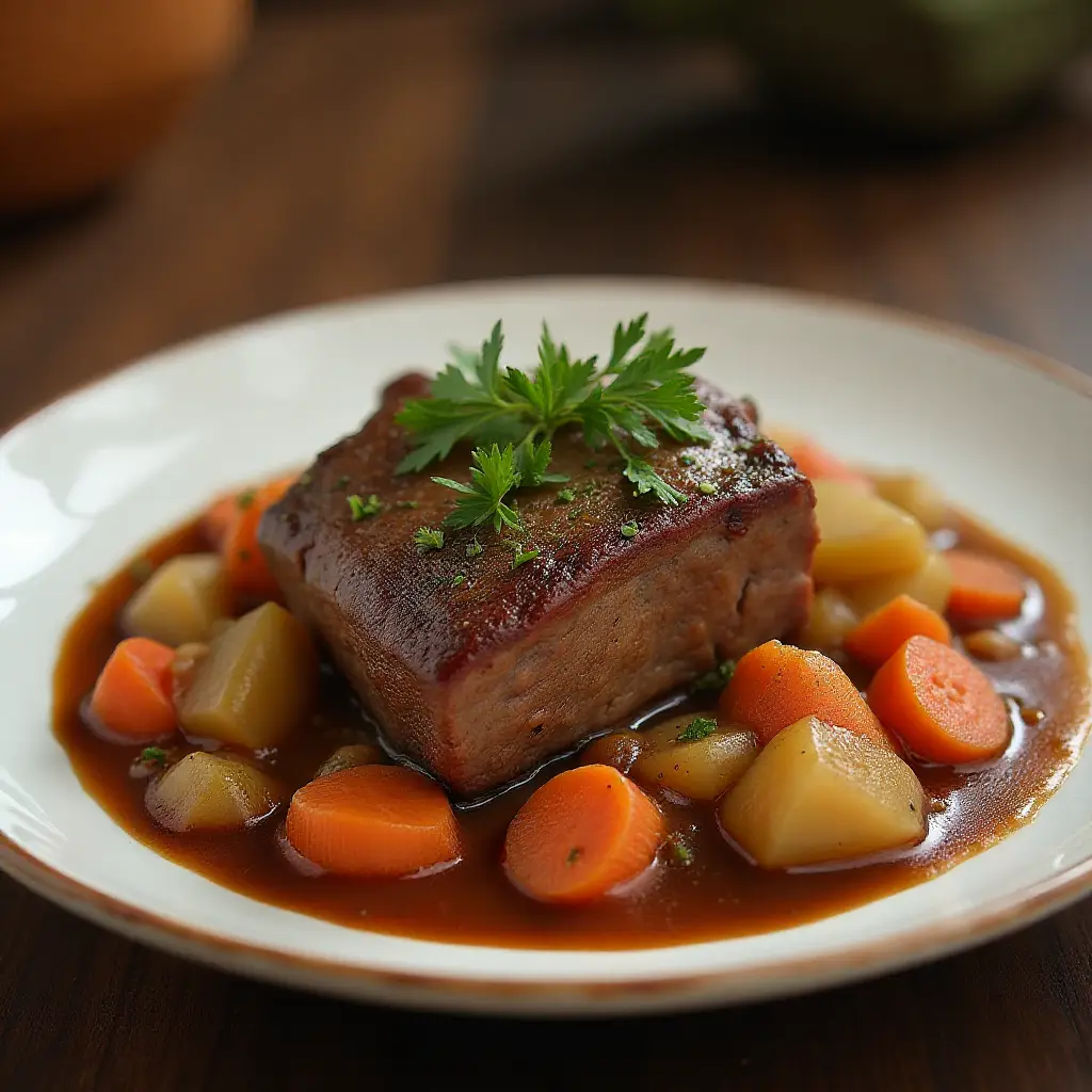 Smothered Beef Short Ribs