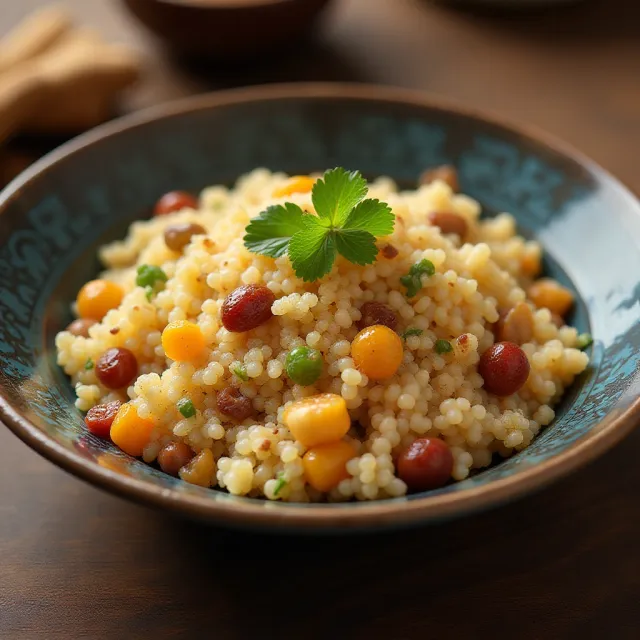 Sweet and Nutty Moroccan Couscous