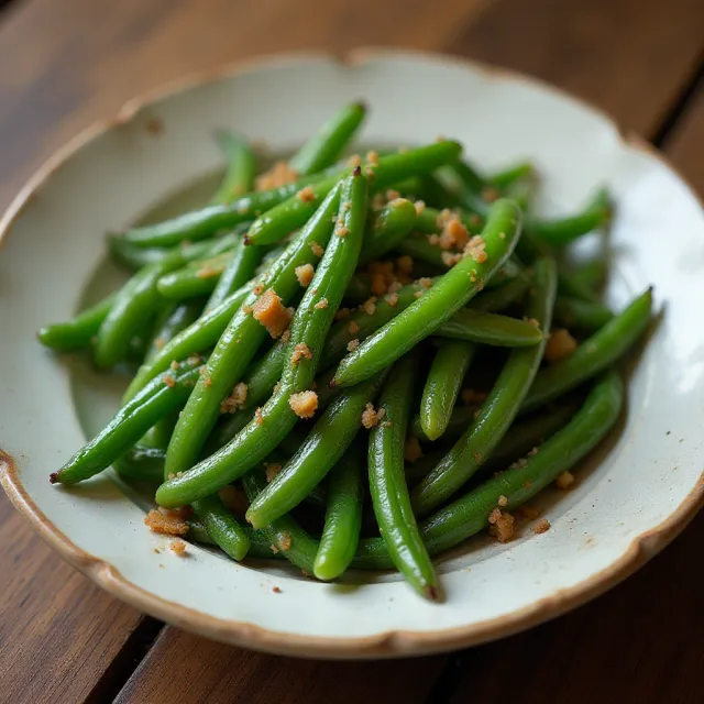 Pan Fried Green Beans
