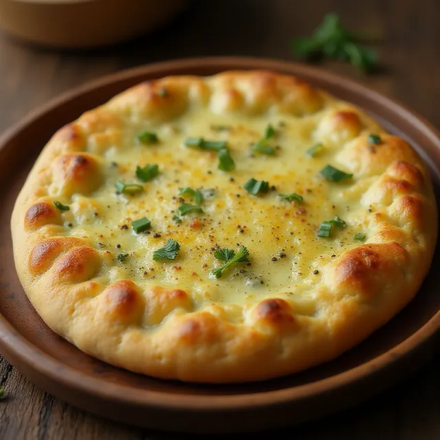 Garlic Cheese Flatbread