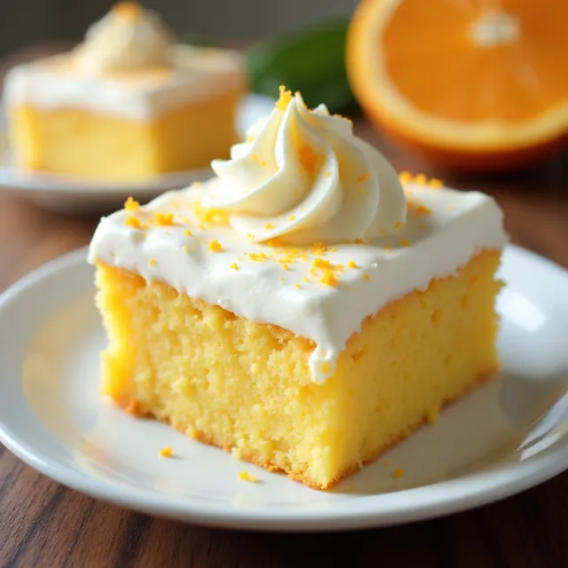 Creamsicle Sheet Cake