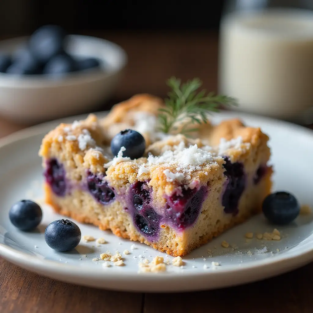 Blueberry Oatmeal Breakfast Bars