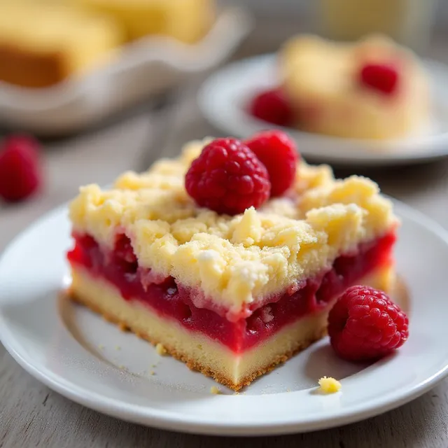 Lemon Raspberry Crumb Bars