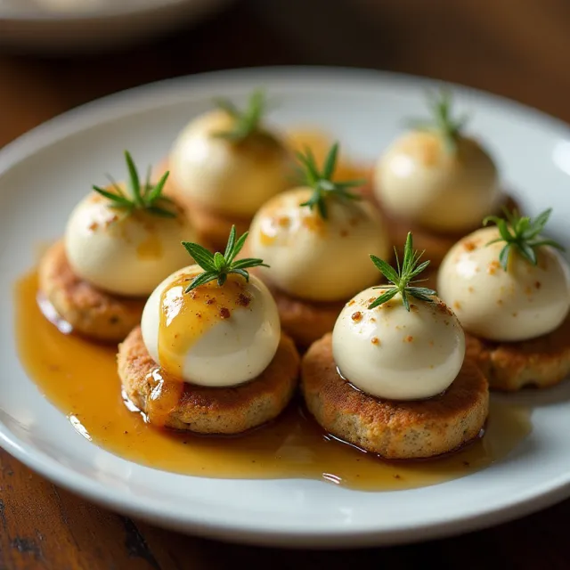 Creamy Goat Cheese and Honey