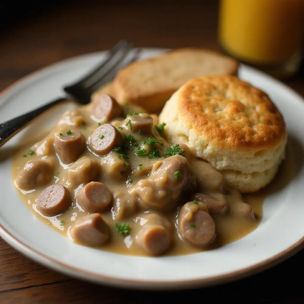 Best Sausage Gravy and Biscuits