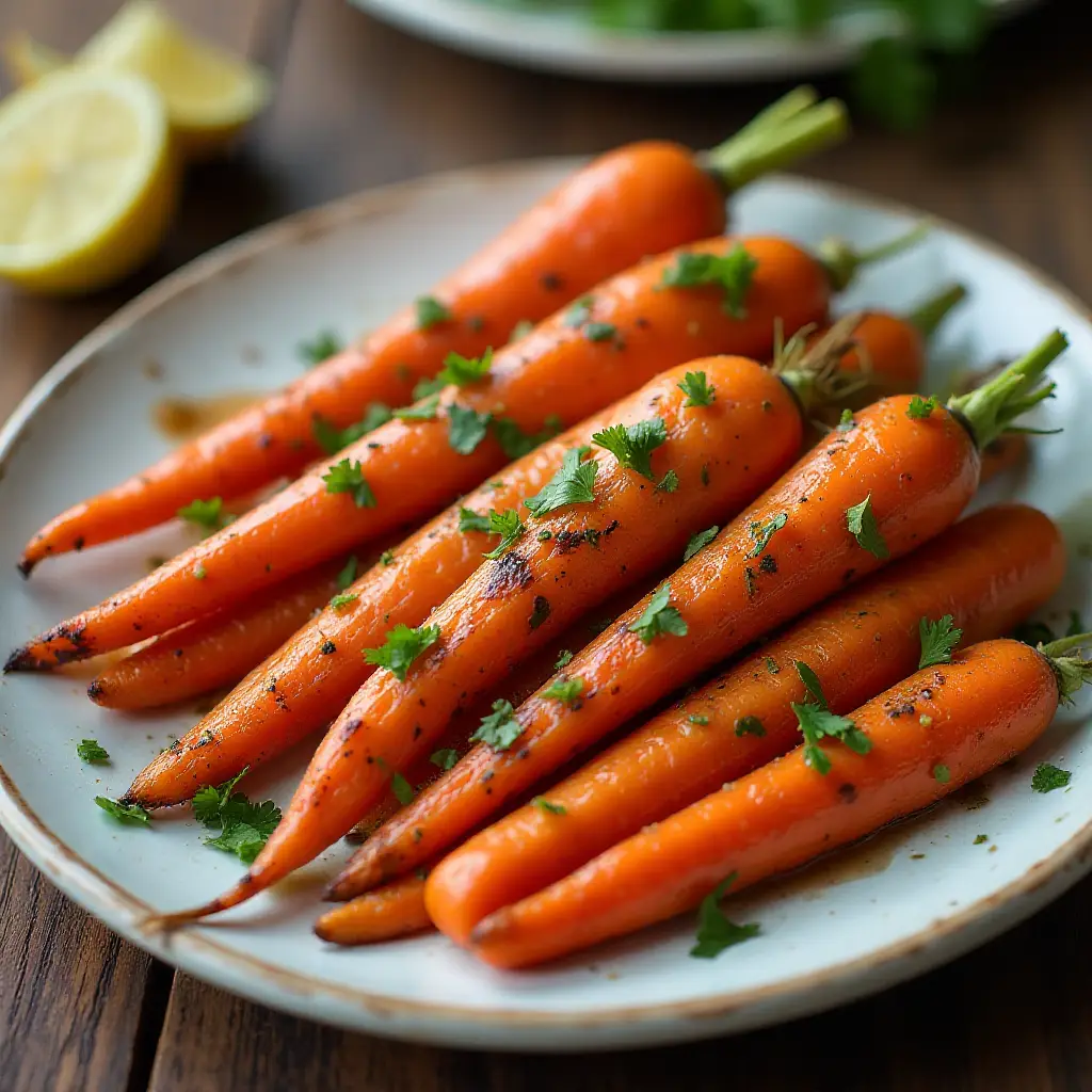 Hot Honey Grilled Carrots