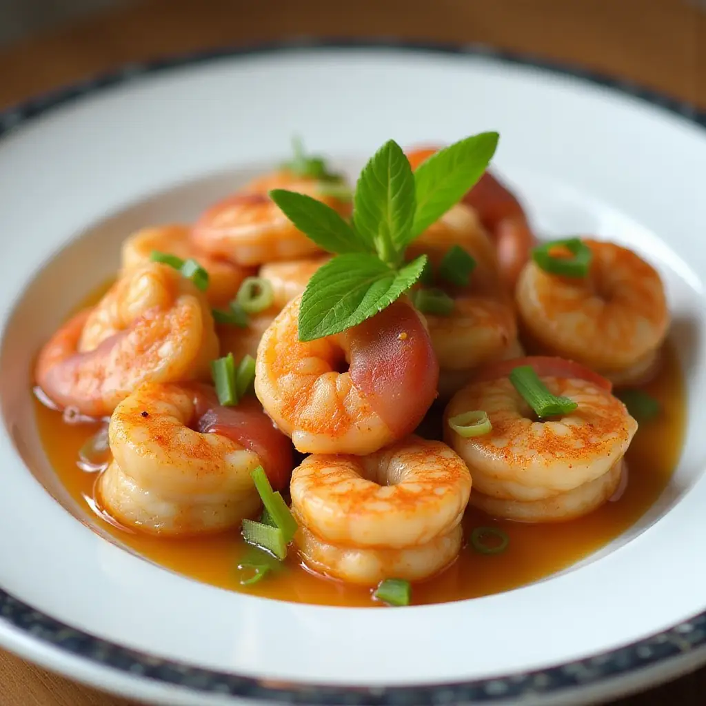 Shrimp Wrapped with Prosciutto