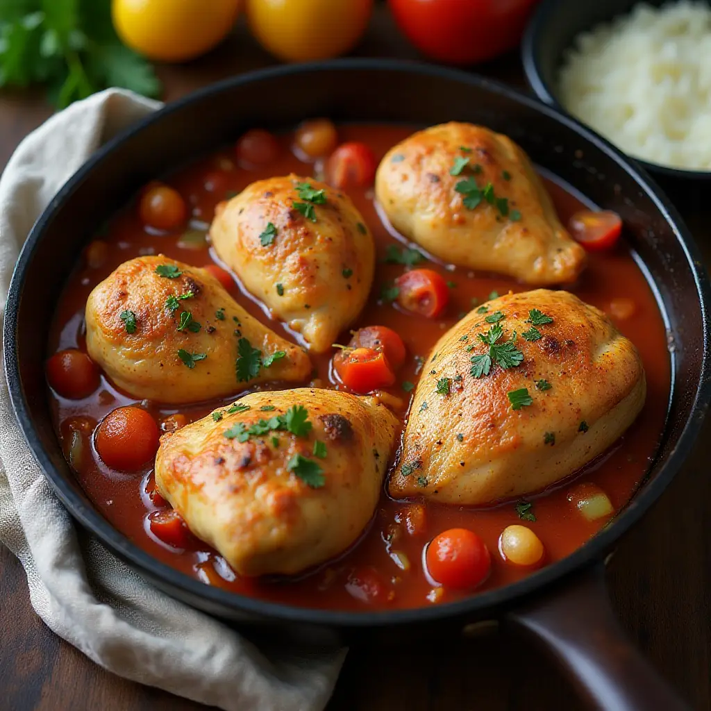 Northern Italian-Style Chicken Cacciatore