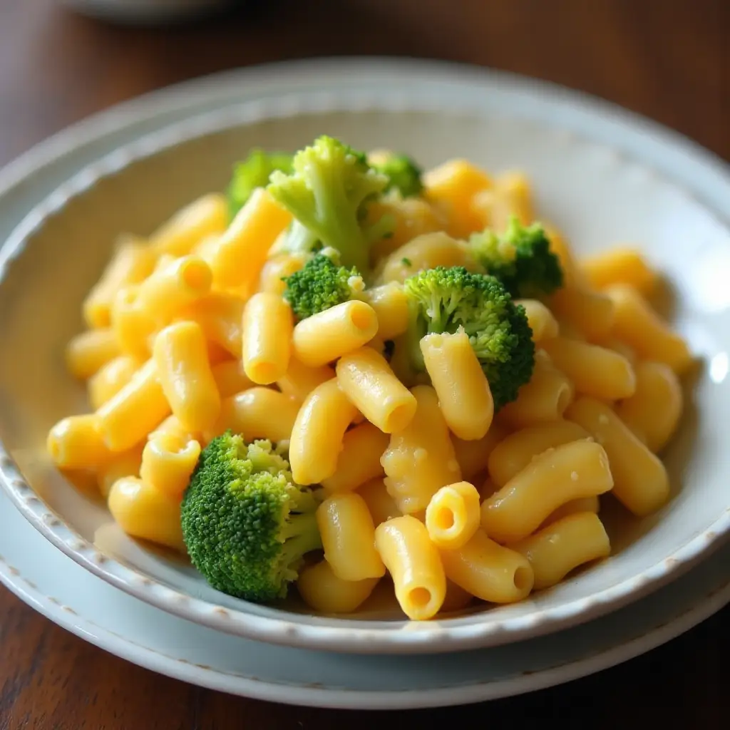 Broccoli Cheddar Mac and Cheese